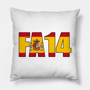 FA14 Spain Flag Pillow