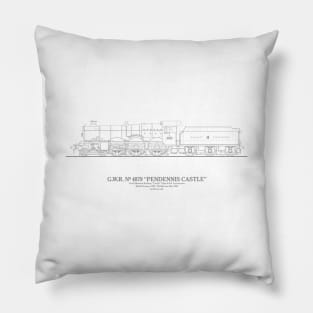 G.W.R. 4079 Pendennis Castle Pillow