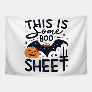 This Is Boo Sheet Ghost Funny Spooky Tapestry