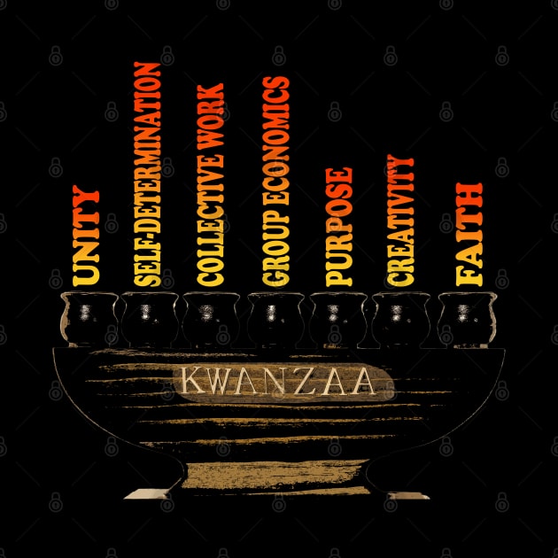 Kwanzaa Kinara by IronLung Designs