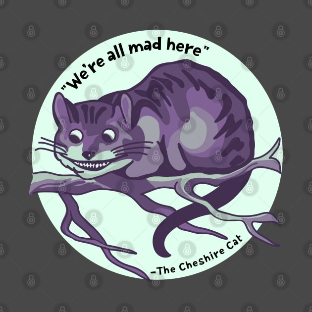Cheshire Cat Quote by Slightly Unhinged