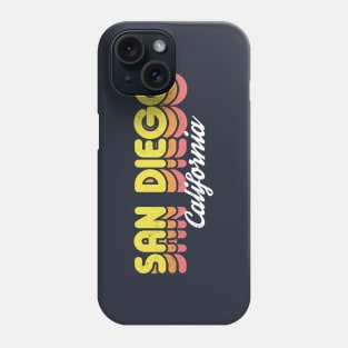 Retro San Diego California Phone Case