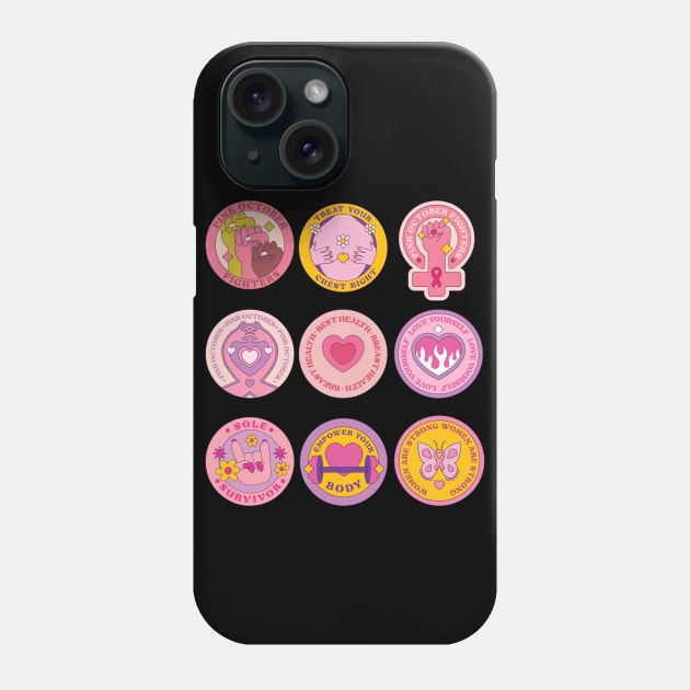 In October We Wear Pink Phone Case by Myartstor 