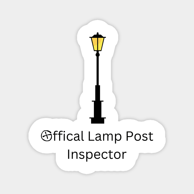 Offical Lamp Post Inspector Magnet by Geocache Adventures