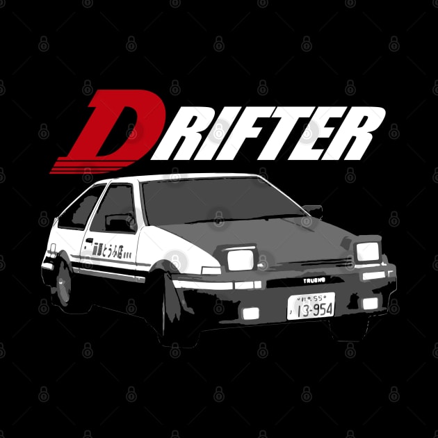 Drifter Toyota Corolla trueno ae86 sprinter by cowtown_cowboy