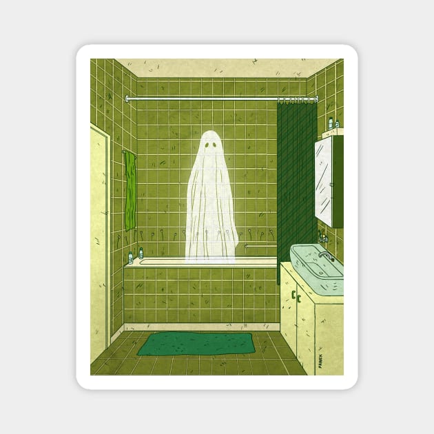 Bathtub Ghost Magnet by fainek