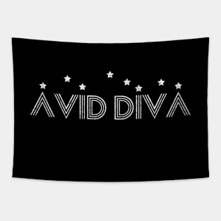 Avid Diva Typography For Women And LGBTQ Palindrome Tapestry