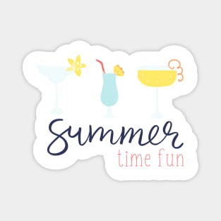 Summer Time Drinks Magnet