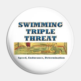 Swimming Triple Pin