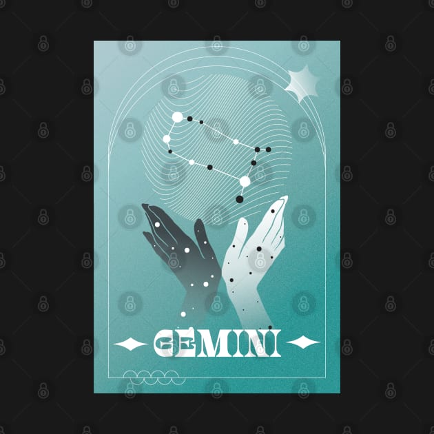 Gemini Zodiac Art by mardavemardave