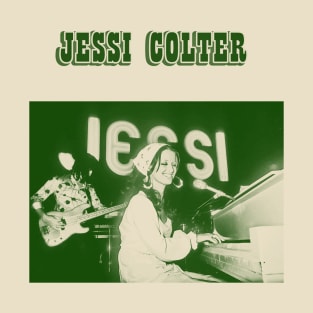 jessi colter// green solid style, T-Shirt