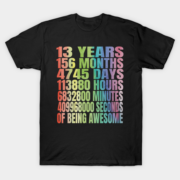 13th birthday shirt girl