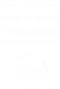 Life Begins at the End of Your Comfort Zone Magnet