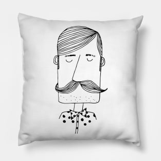 Beard Guy Pillow