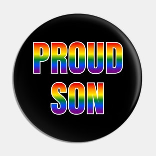 Rainbow Proud Son LGBTQ Pride Pin