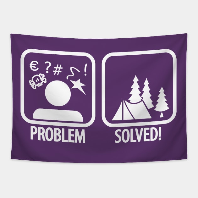 Problem Solved (white) Tapestry by nektarinchen