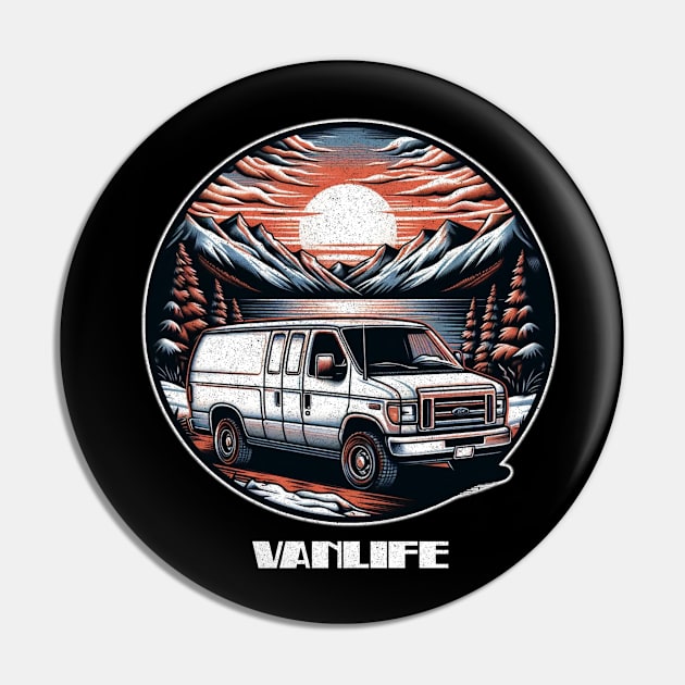 Snow vanlife Pin by Tofuvanman