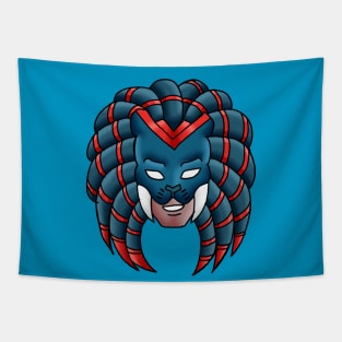 SUPER HERO LEOMAN (HEAD) Tapestry