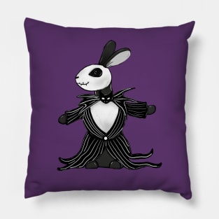 Jack skellington Halloween rabbit Pillow