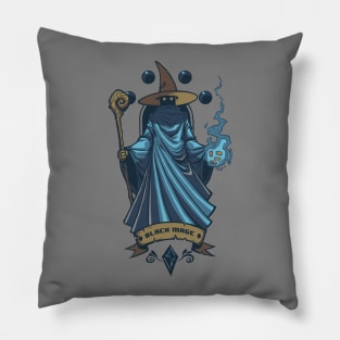 Black Mage FF1 Class Pillow