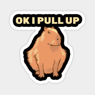 Ok I Pull Up - Capybara Magnet