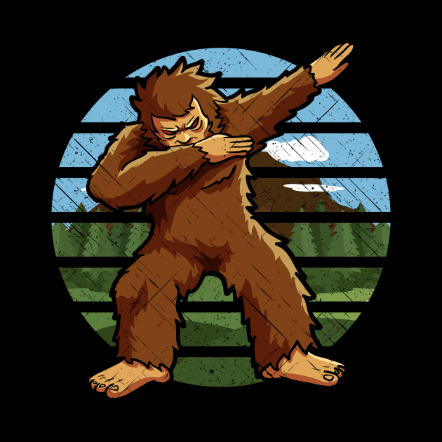 Dabbing Bigfoot Sasquatch Dance by RadStar