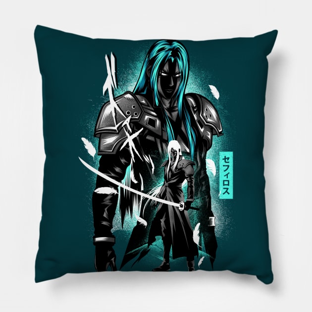 One-Winged Angel Pillow by HyperTwenty