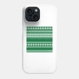 Nordic Scandinavian Christmas Green2 Phone Case