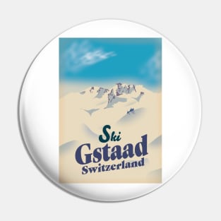 Ski Gstaad Switzerland Pin