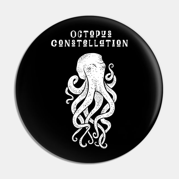 Octopus Constellation Pin by Cleopsys