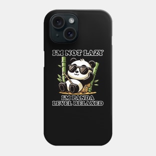 Chill Panda Vibes: Bamboo Lounge Phone Case