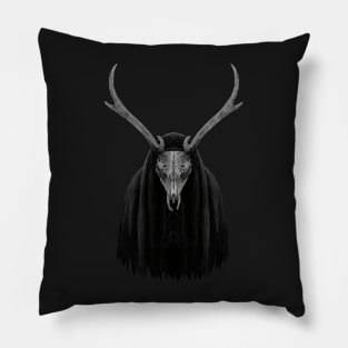 Deerskull Ghost Pillow