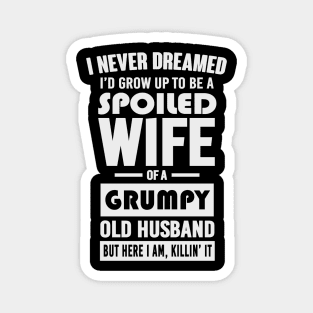 FUNNY GRUMPY OLD HUSBAND Magnet