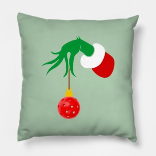 A Christmas Pickleball Ornament Pillow