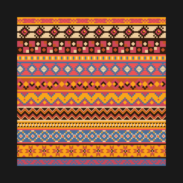 Aztec Berber hybrid pattern by Daribo