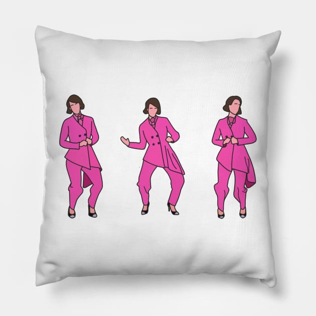 Sarah Paulson Dancing Pillow by Janaoyy