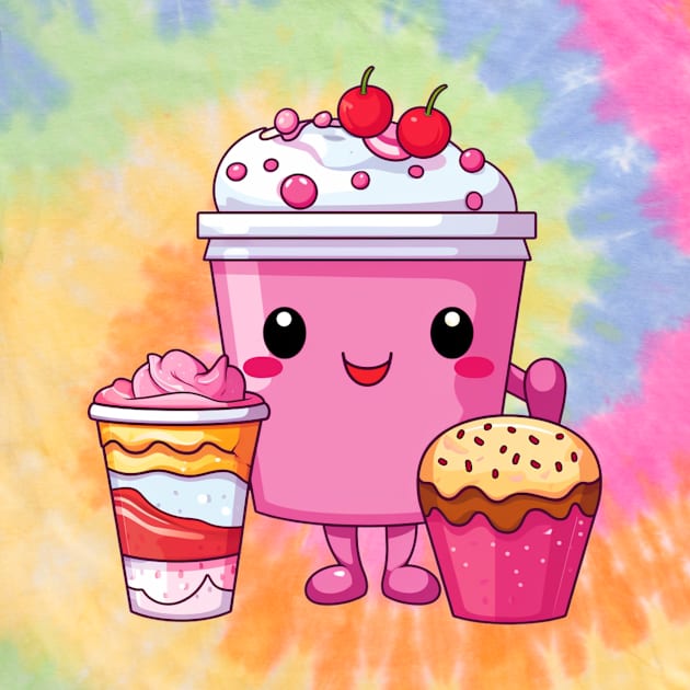 kawaii Ice cream  T-Shirt cute Candy food gilrl by nonagobich