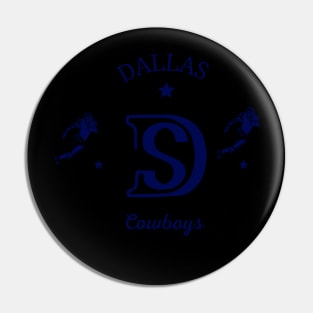 Dallas cowboys cute graphic design Pin