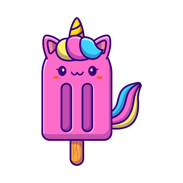 Cute Unicorn Popsicle by Catalyst Labs