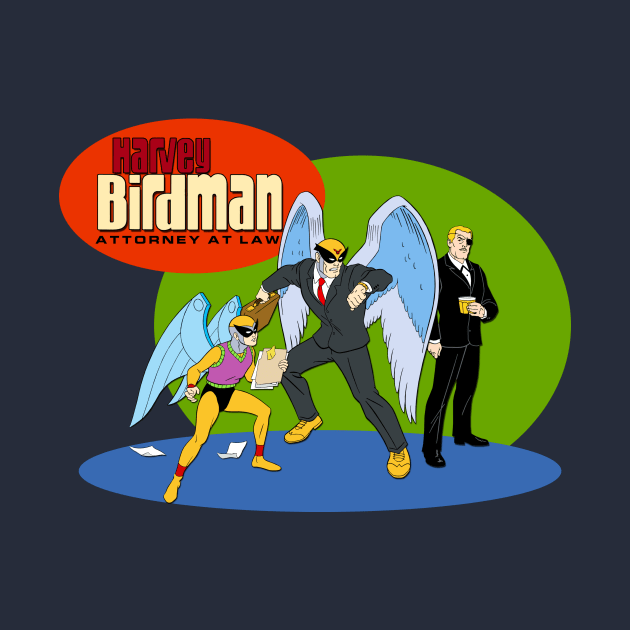 Harvey Birdman by BigOrangeShirtShop