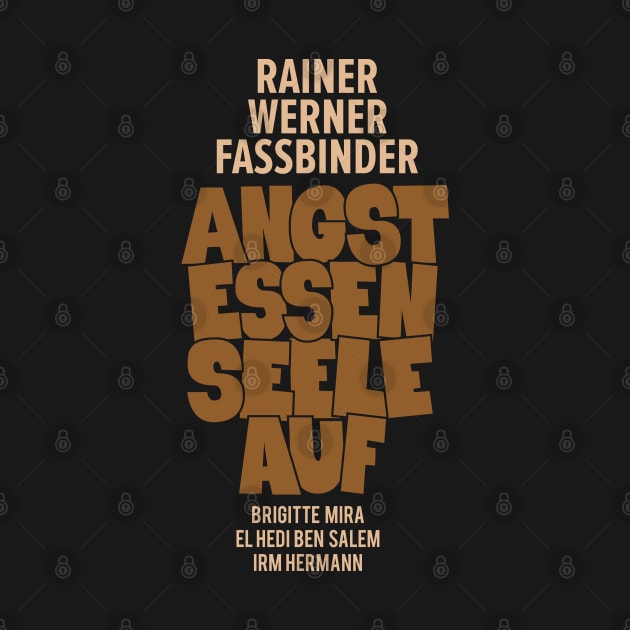 Angst essen Seele auf - Rainer Werner Fassbinder by Boogosh