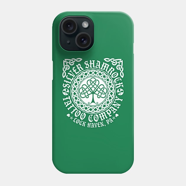 2k24 Silver Shamrock Tattoo Company St. Paddy's Style 02 Phone Case by Silver Shamrock Tattoo Company