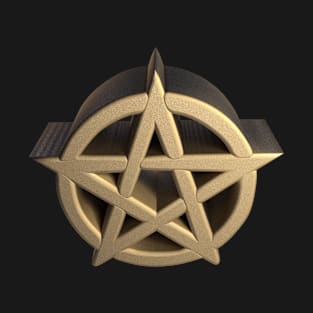 3D Pentagram - Sand2 T-Shirt