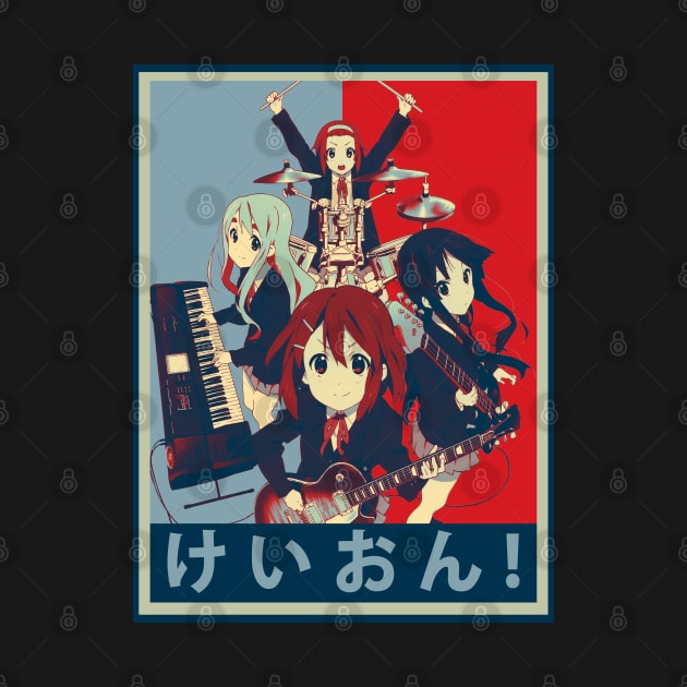 Mugi's Keyboard Magic K-on! Musical Symphony T-Shirt by NinaMcconnell