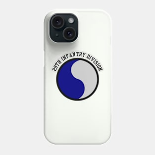 29th Infantry Division - Small Chest Insignia Phone Case