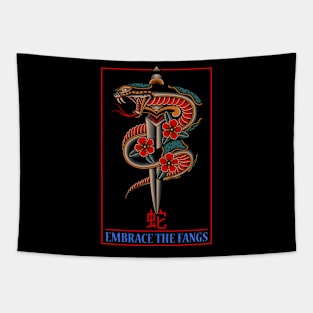 Colorful Snake Tapestry