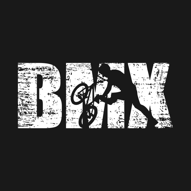 Distressed Look BMX Gift For Bmx Riders by OceanRadar