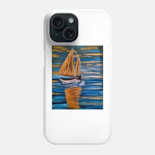 Out in the ocean sailing Phone Case