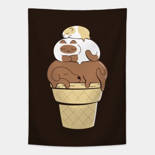 Pets Ice Cream Tapestry