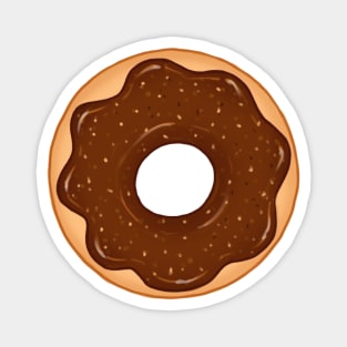 Shiny Chocolate Donut Magnet